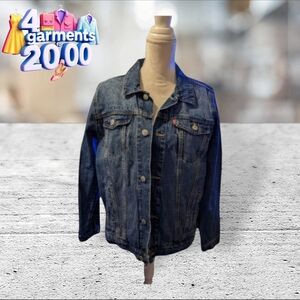 Levi's 100% cotton denim jacket size XL
